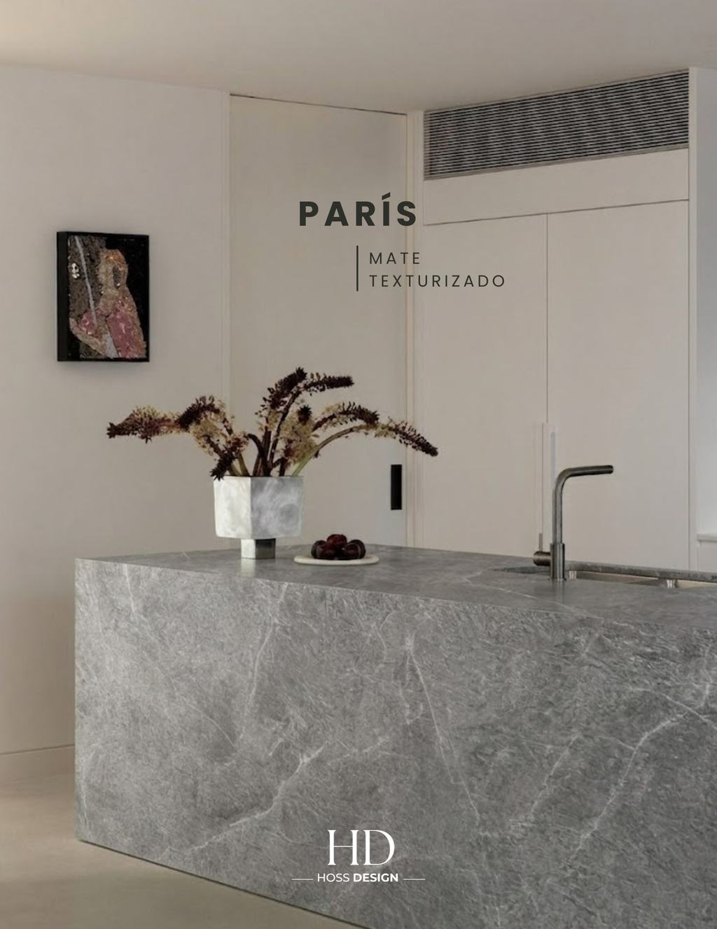 Marmol Gris Paris Texturizado