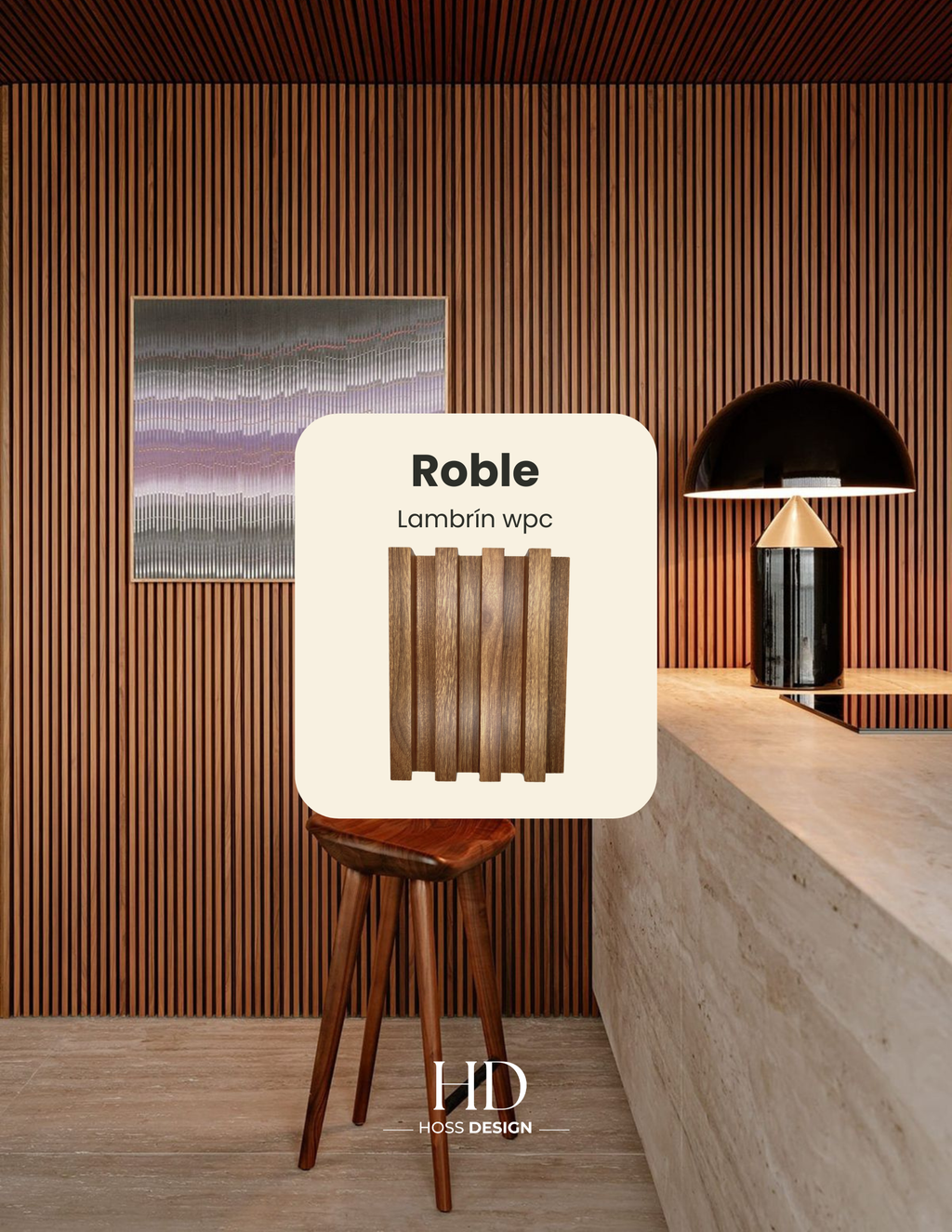 Lambrin Roble instalado