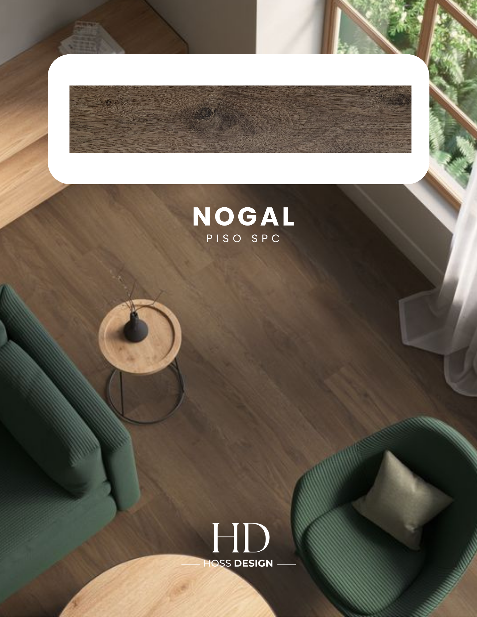 Piso SPC Nogal Instalado