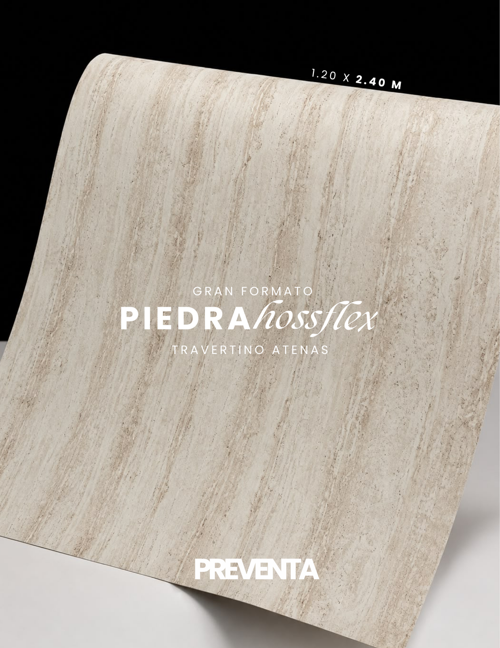 Piedra Hoss Flex Travertino Atenas Mty