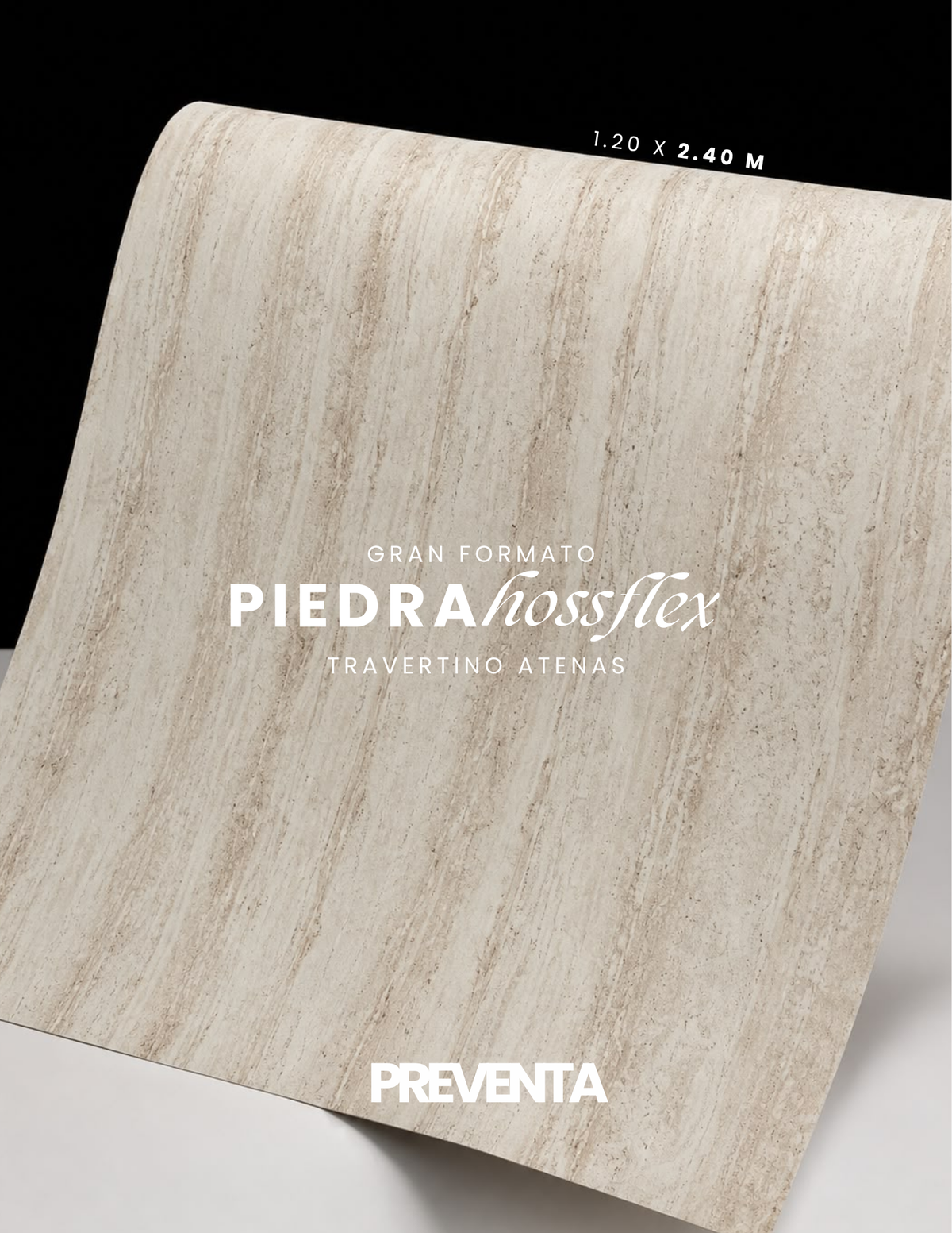 Piedra Hoss Flex Travertino Atenas Mty