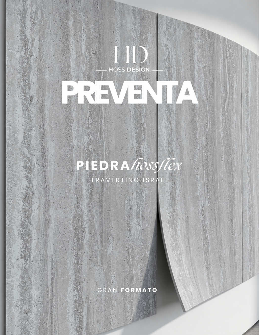 Piedra Hoss Flex Travertino Israel Mty