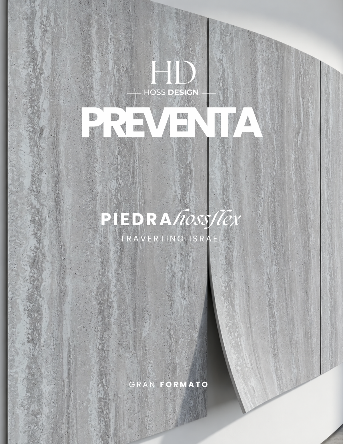 Piedra Hoss Flex Travertino Israel Mty